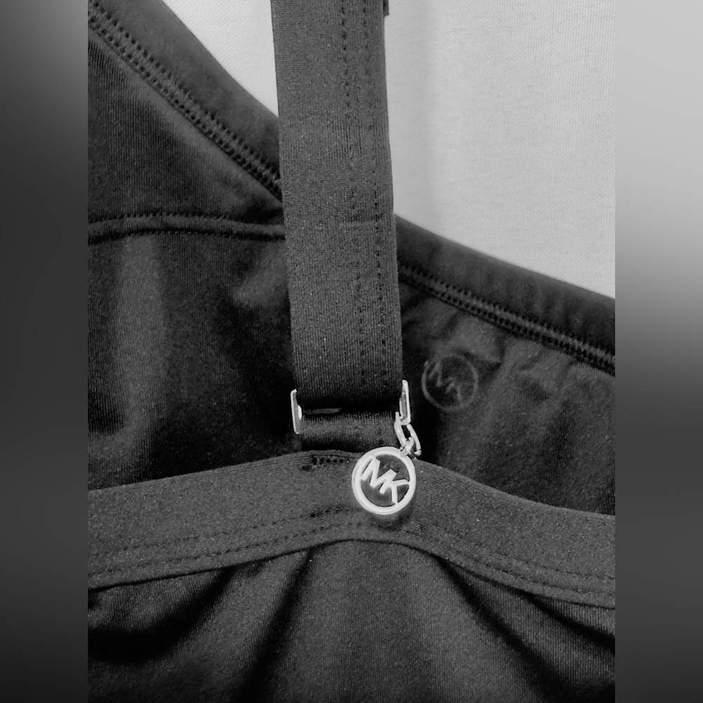 Michael Kors MICHAEL Women's Black Studded High-Neck Tankini Top   Medium   NWT - Picture 5 of 7